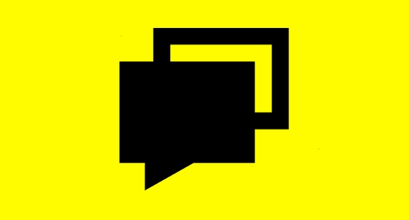 Symbol zwei Sprechblasen