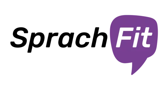 Logo mit dem Text SprachFit