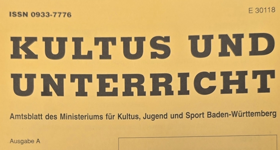 Amtsblatt Kultus und Unterricht