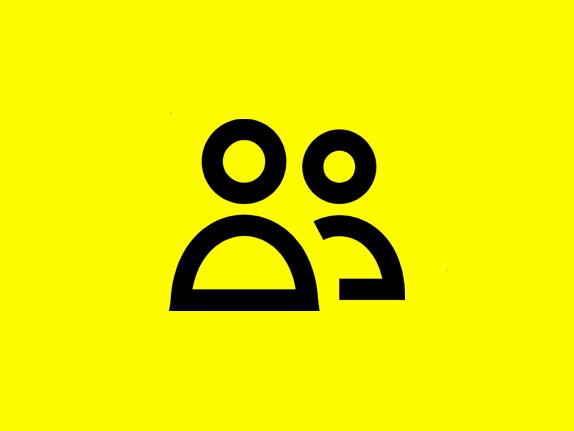 Symbol zwei Menschen