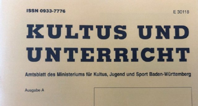 Amtsblatt Kultus und Unterricht